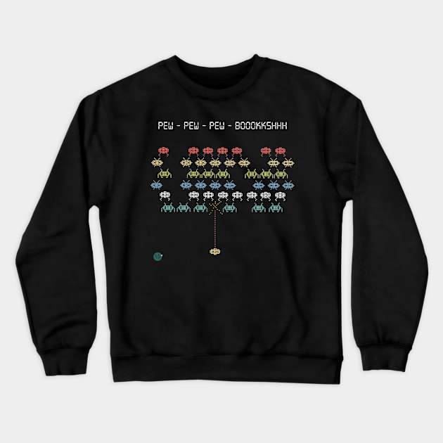 PEW PEW BOOOOKKSHH! Crewneck Sweatshirt by Madebykale